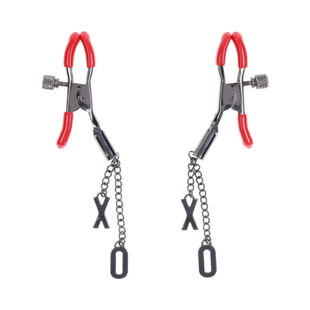 Sex & Mischief Ex's & Oh's Nipple Clamps