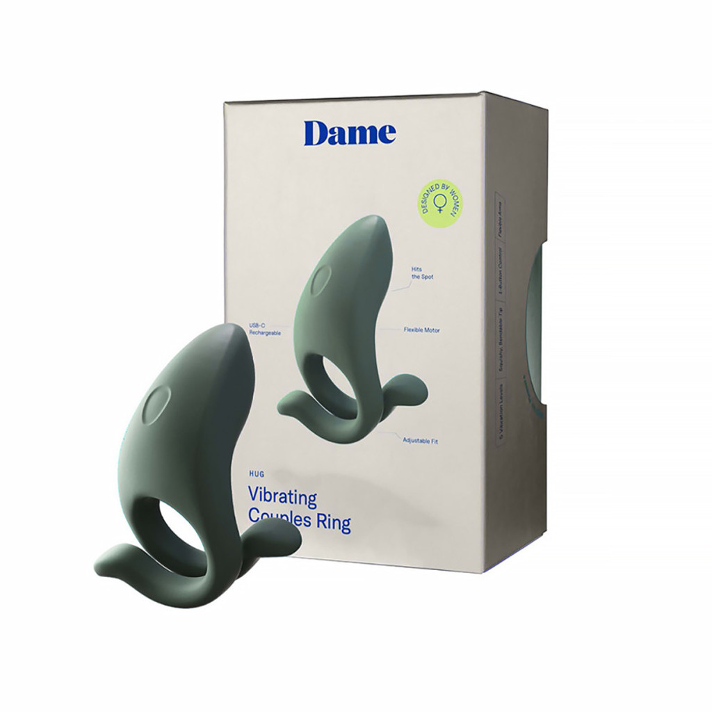 Dame Hug Vibrating Couples Ring