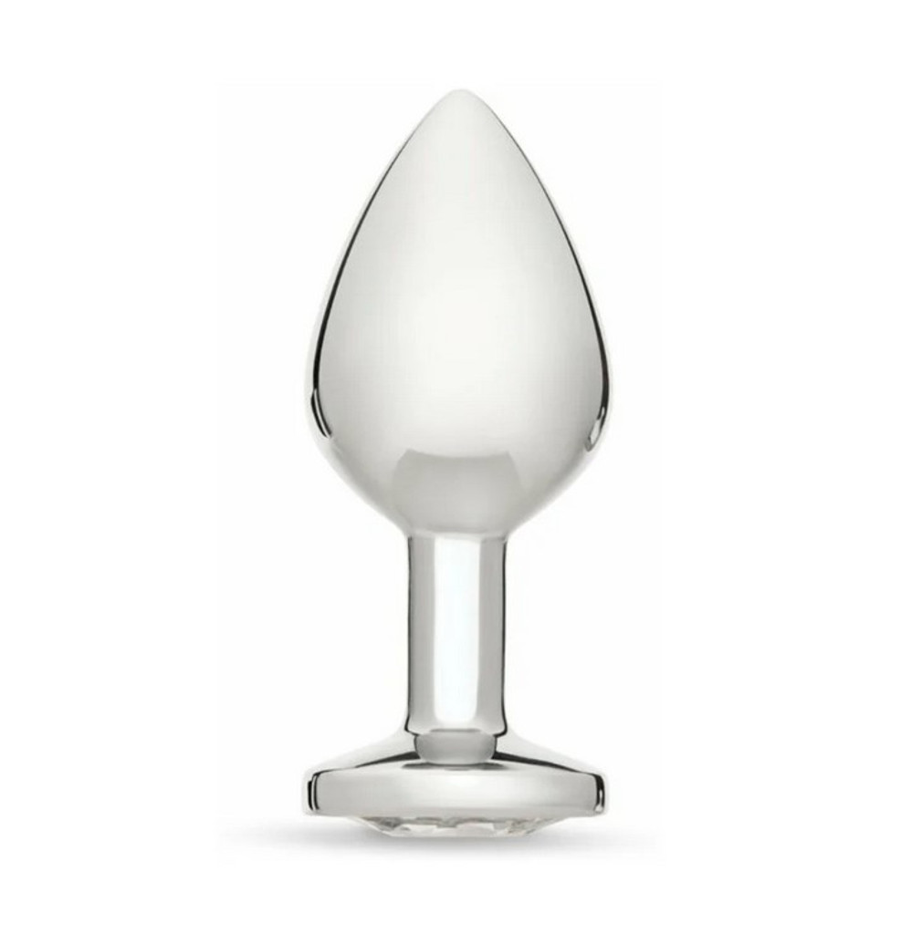 Me You Us Crystal Jewels Metal Plug Clear