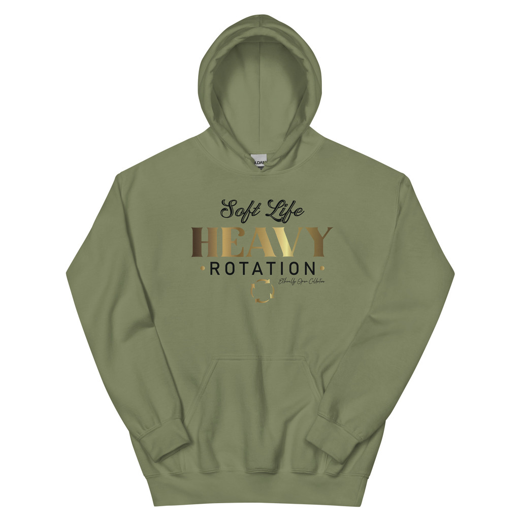 Soft Life, Heavy Rotation Unisex Hoodie