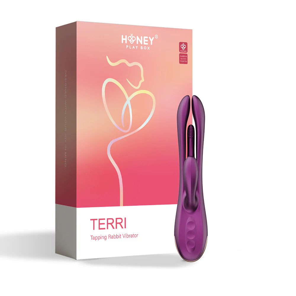 Honey Play Box Terri App-Controlled Kinky Finger Tapping Rabbit Vibrator 