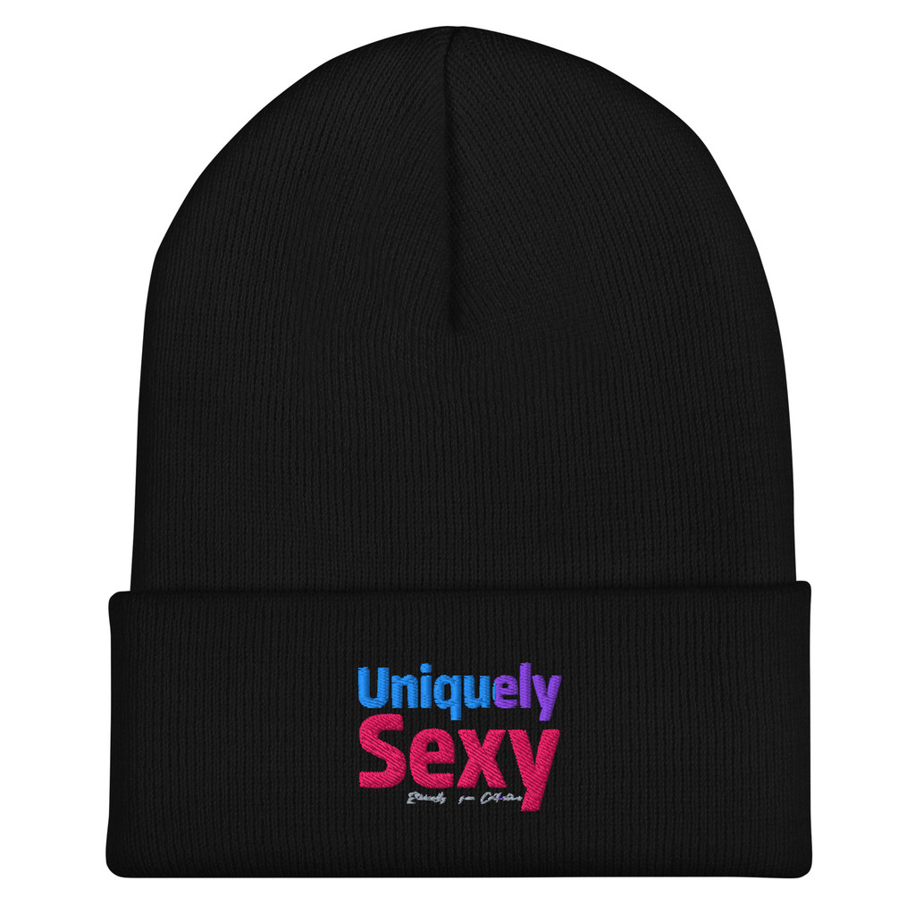 Uniquely Sexy – Signature Self-Love Statement Cuffed Beanie