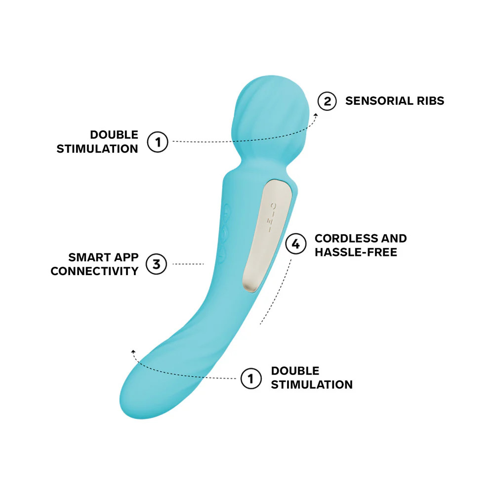LELO SWITCH Double-Sided Wand Vibrator