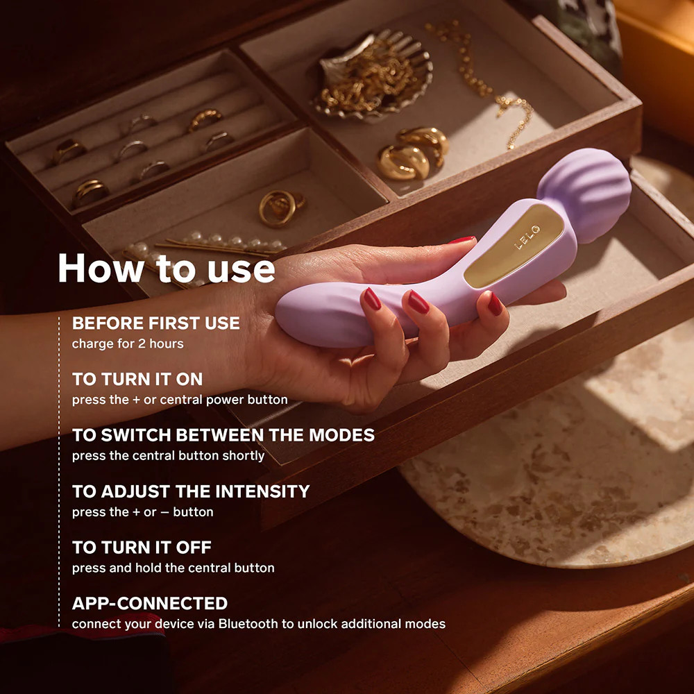 LELO SWITCH Double-Sided Wand Vibrator