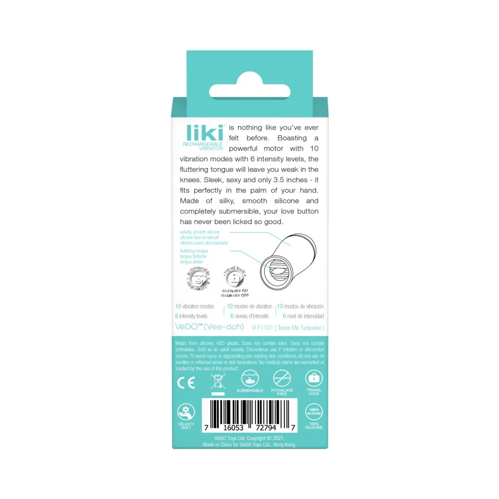 Vedo Liki Rechargeable Flicker Vibe Tease Me 