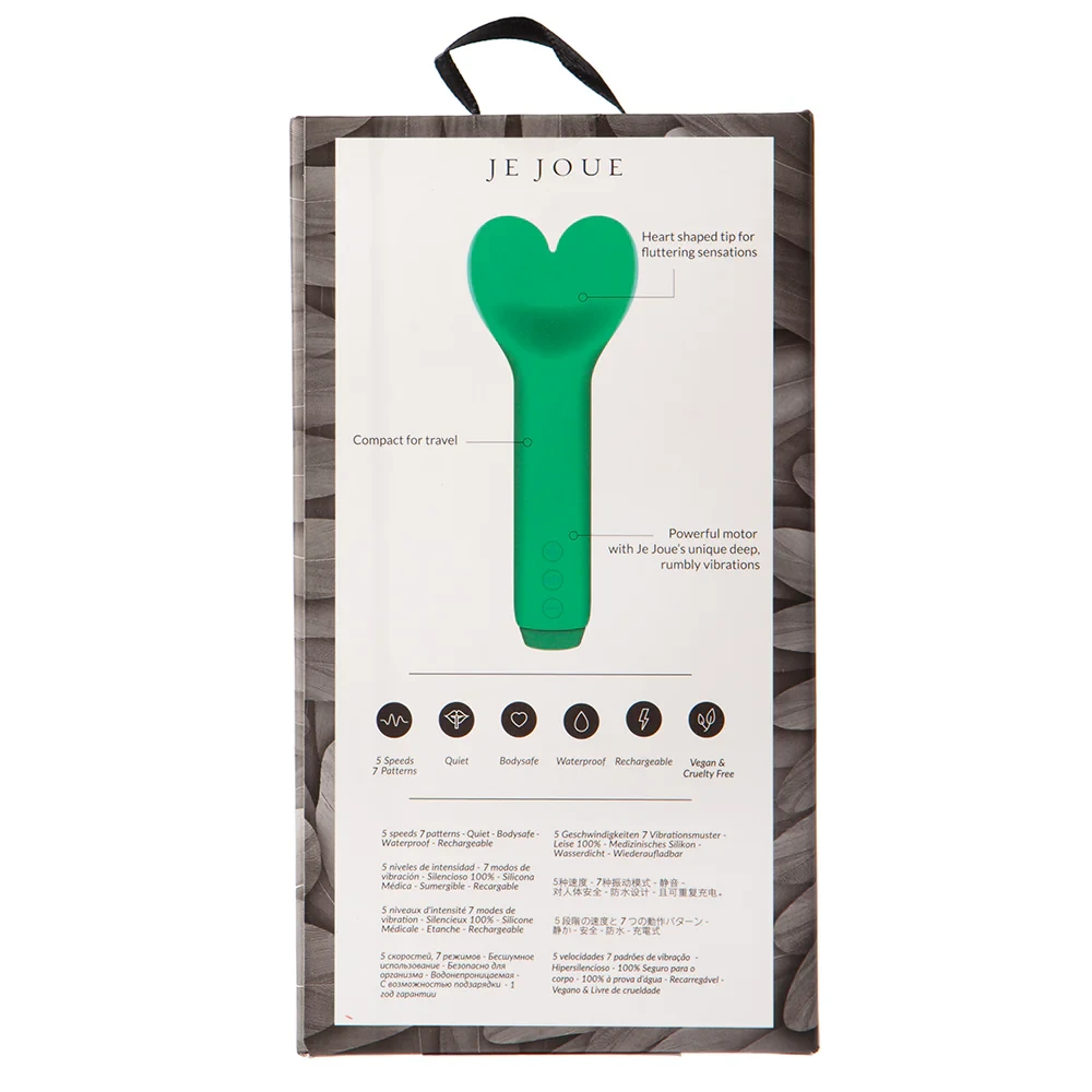 Je Joue Amour Rechargeable Silicone Heart-Shaped Fluttering Bullet Vibrator