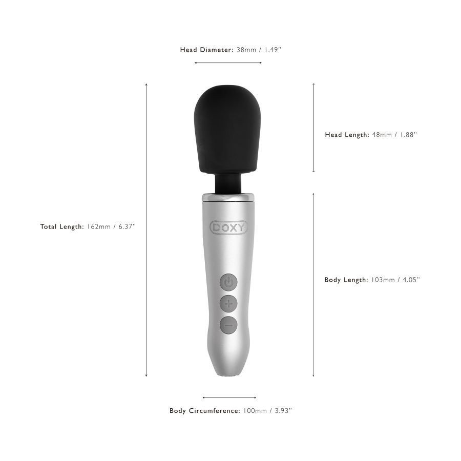 Doxy Go Travel-Sized Wand Massager 