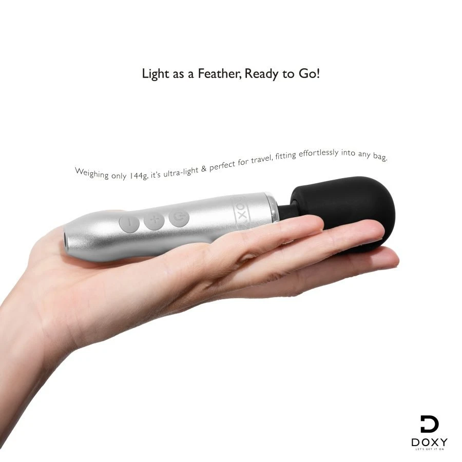 Doxy Go Travel-Sized Wand Massager 
