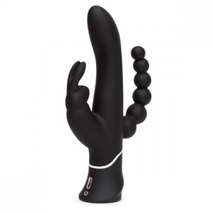 Happy Rabbit Elite Triple Curve Black