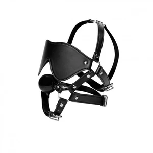  Blindfold Harness and Ball Gag