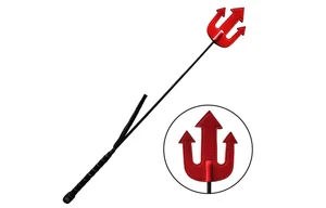 Rouge Leather Devil Riding Crop