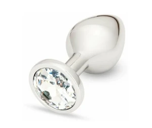 Me You Us Crystal Jewels Metal Plug Clear