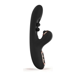 Honey Play Box Tickler Wiggling G-Spot Vibrator & Tapping Clitoral Stimulator Black 