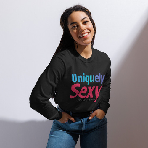 Uniquely Sexy – Signature Self-Love Statement Unisex Long Sleeve Tee