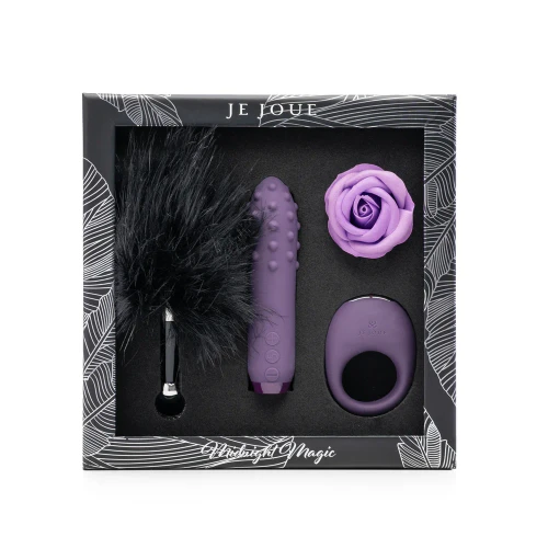 Je Joue Midnight Magic: Duet Bullet, Mio Ring, Feather Tickler, Rose Bath Melt 