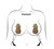 Pastease Pineapple on Glitter Gold Nipple Covers 