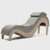 Liberator Supervio Luxury Chaise - Maple Wood & Vegan Leather