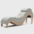 Liberator Supervio Luxury Chaise - Maple Wood & Vegan Leather
