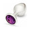 Me You Us Crystal Jewels Metal Plug Purple