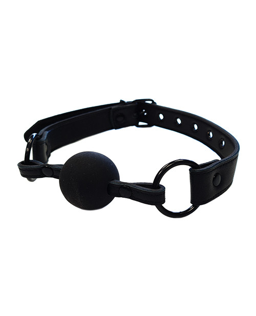 Rouge Leather Ball Gag