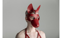 Basel Leather Puppy Play Fetish Mask by Liberator Leather