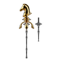 The Chess Collection - Knight Urethral Sound 2-piece Plugs Set