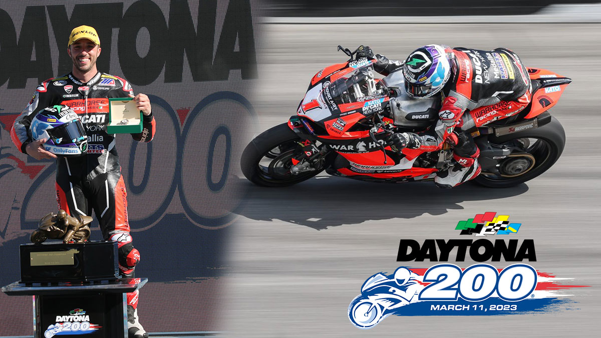 Josh Herrin Wins The 2023 Daytona 200 For Ducati Thread Kits Company
