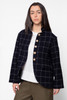 Oko Jacket, Navy/White Box Check