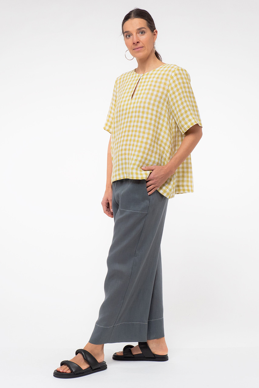 Nara Top,  Zest Gingham