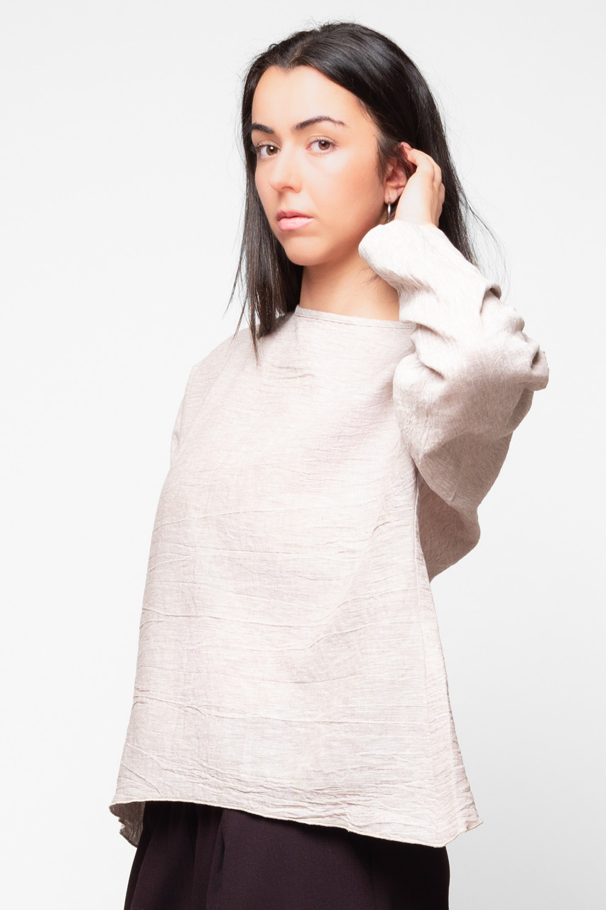 Nishi Dolman Top, Oatmeal