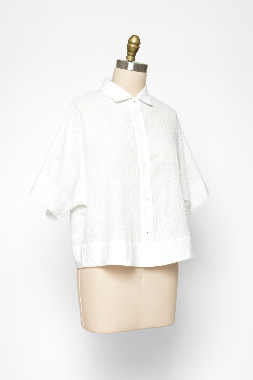 Kyo Dolman Sleeve Shirt, White