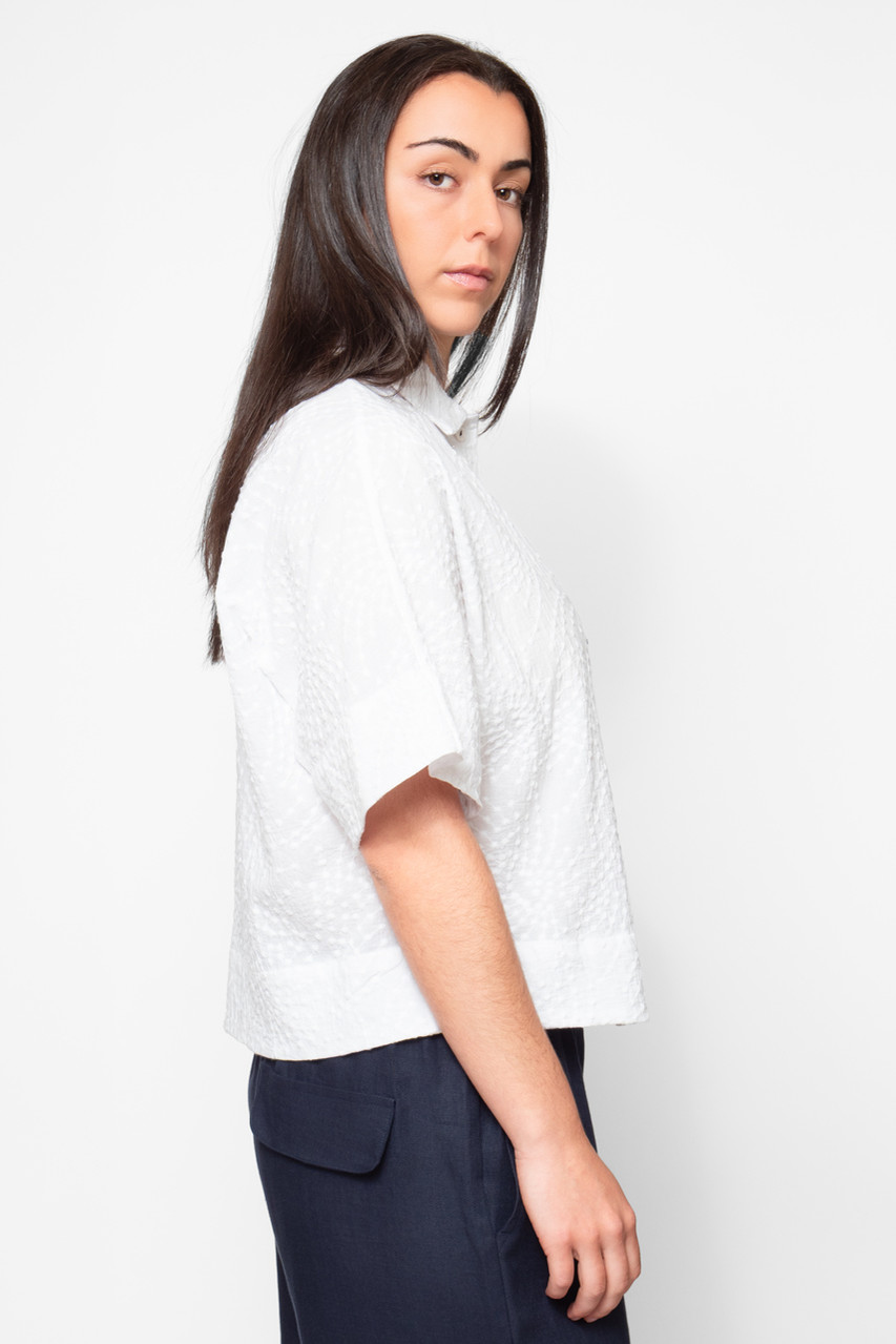 Kyo Dolman Sleeve Shirt, White