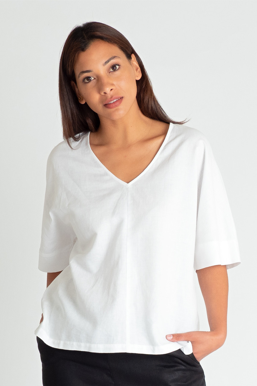 Chiyo Top, White