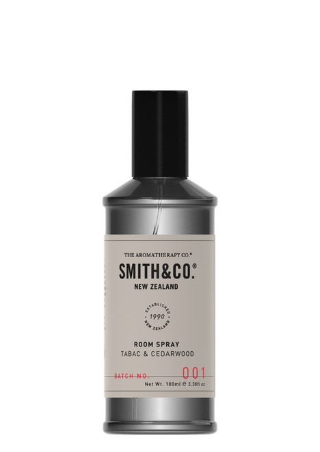The Aromatherapy Co Smith and Co Room Spray, Tabac and Cedarwood, 100ml