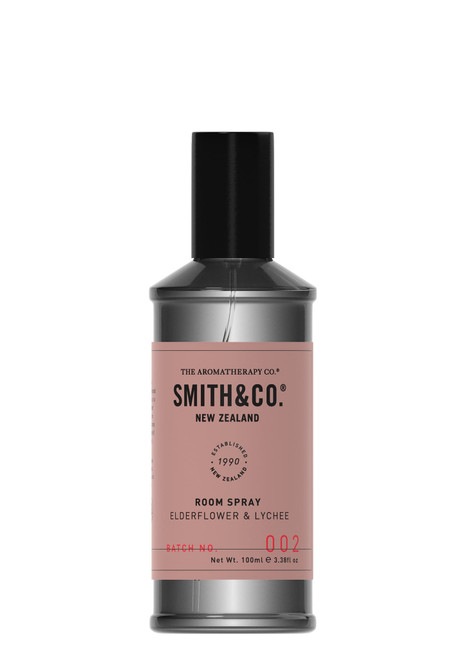 The Aromatherapy Co Smith and Co Room Spray, Elderflower and Lychee, 100ml