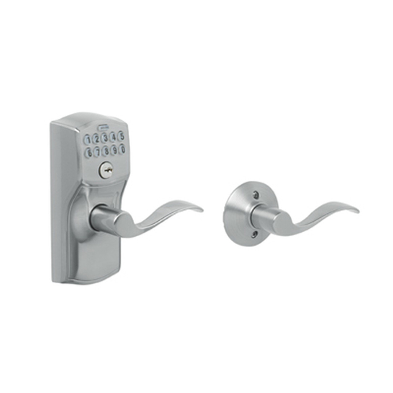 Schlage Satin Nickel Steel Electronic Keypad Entry Lock & Reviews