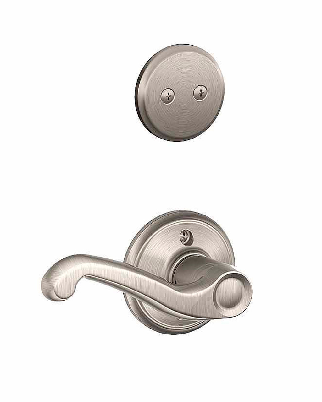 2 Pack Satin Nickel Dummy Door Knobs Door Accessories Bolts