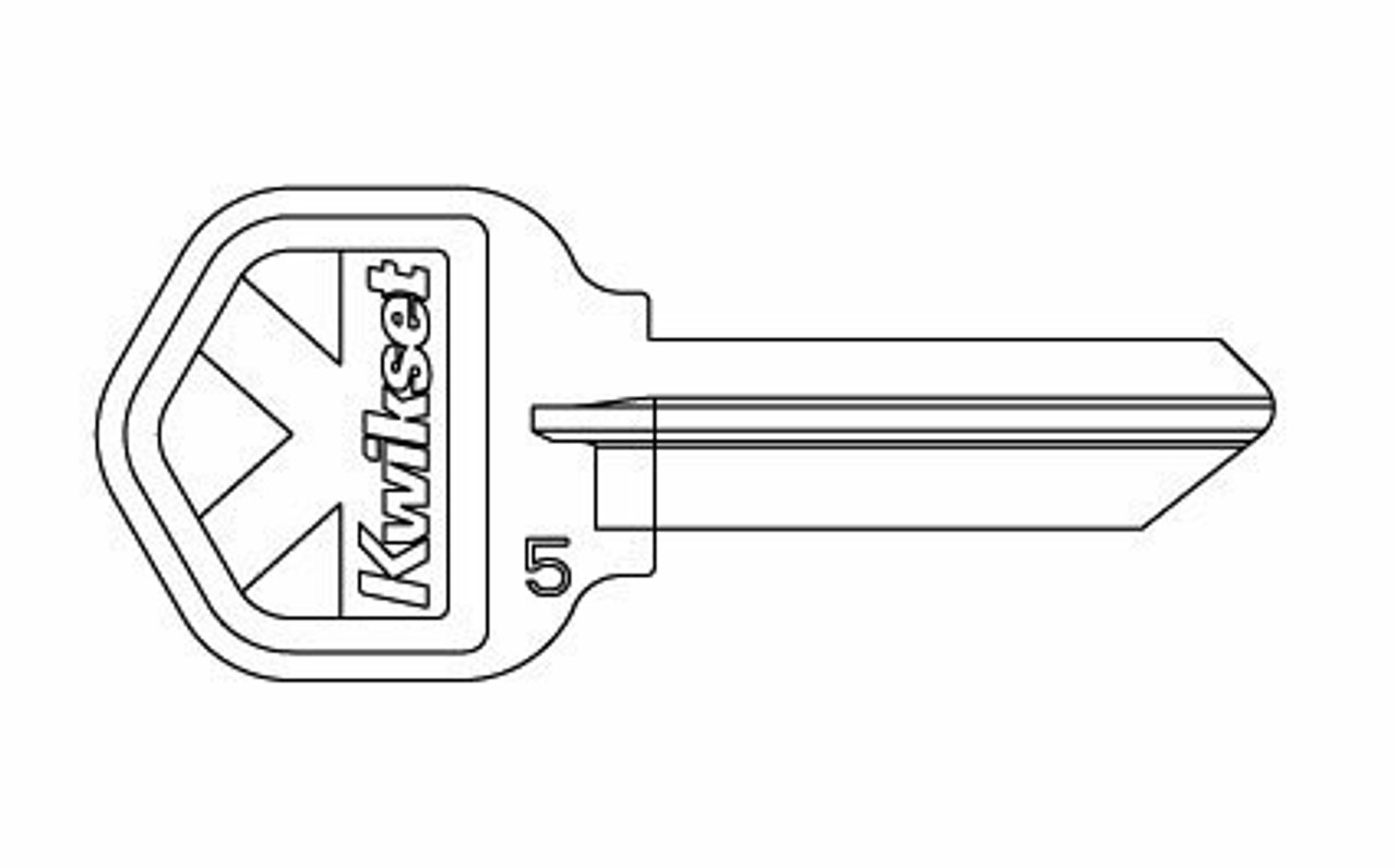 Residential Key Blanks, Kwikset Lockout Key by Cosmic Keys