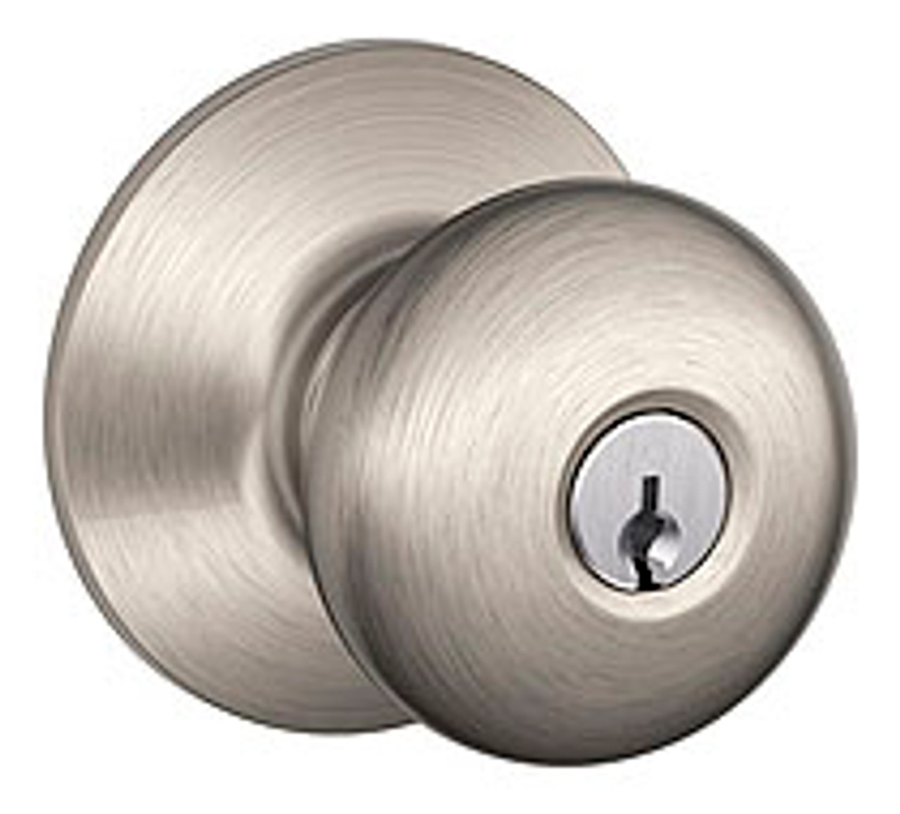 Schlage Corona Knob Keyed Entry - Aged Bronze