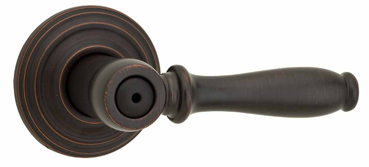 Kwikset Ashfield Lever Privacy Venetian Bronze, 730ADL 11P