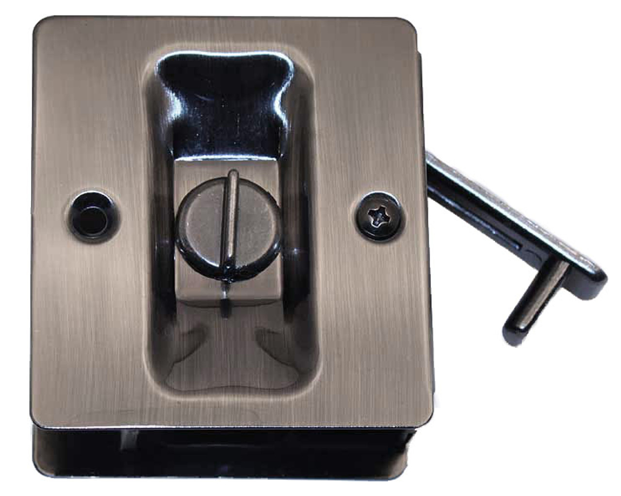 Small Nickel-Plated Square Working Padlock