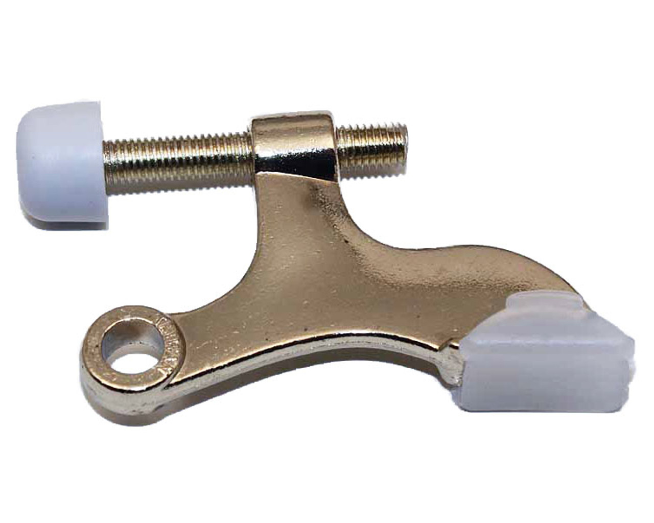 Hager Hinge Pin Mount Polished Brass Door Stop, 212 3