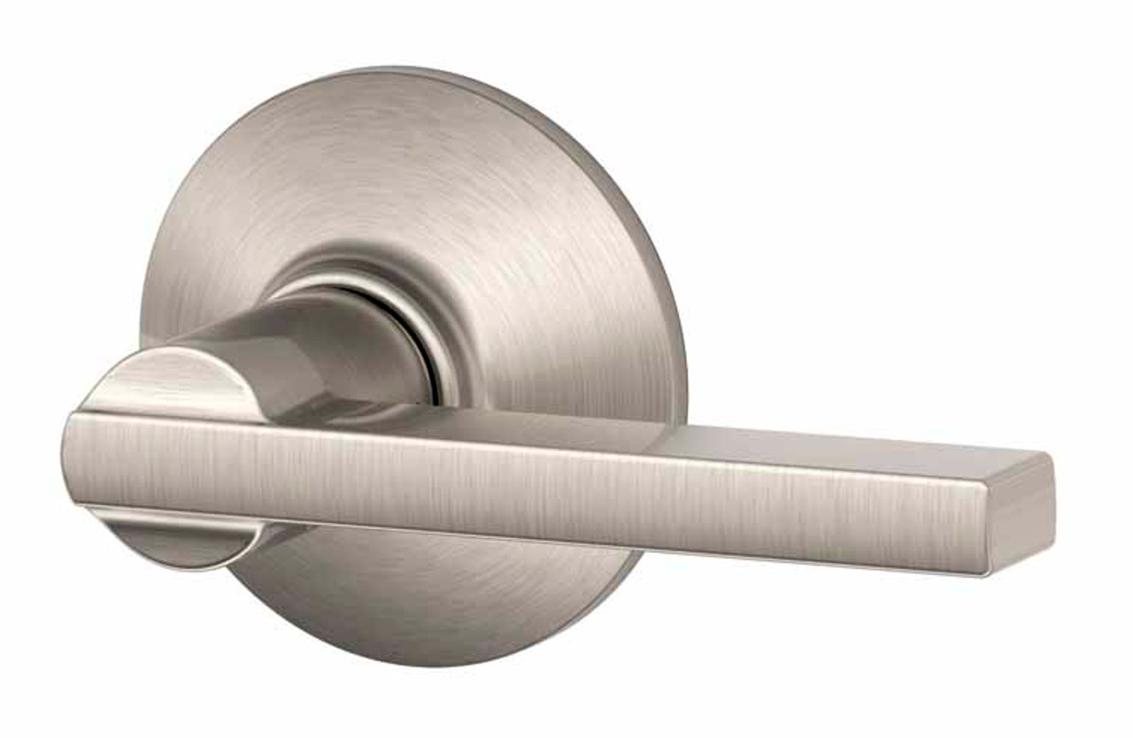 Schlage / Latitude Lever / Passage / Satin Nickel / F10LAT 619