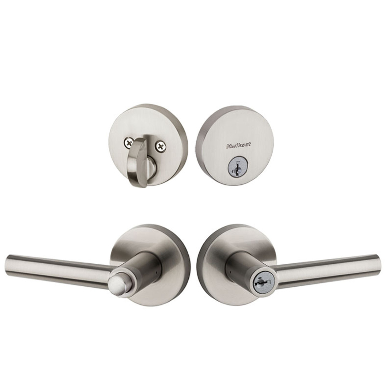 Kwikset 991 Juno Entry Knob and Single Cylinder Deadbolt Combo Pack featuri - 4