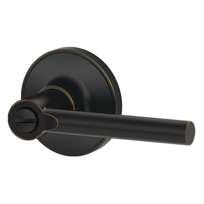 Schlage Broadway Aged Bronze Privacy Lever, J40BRW 716