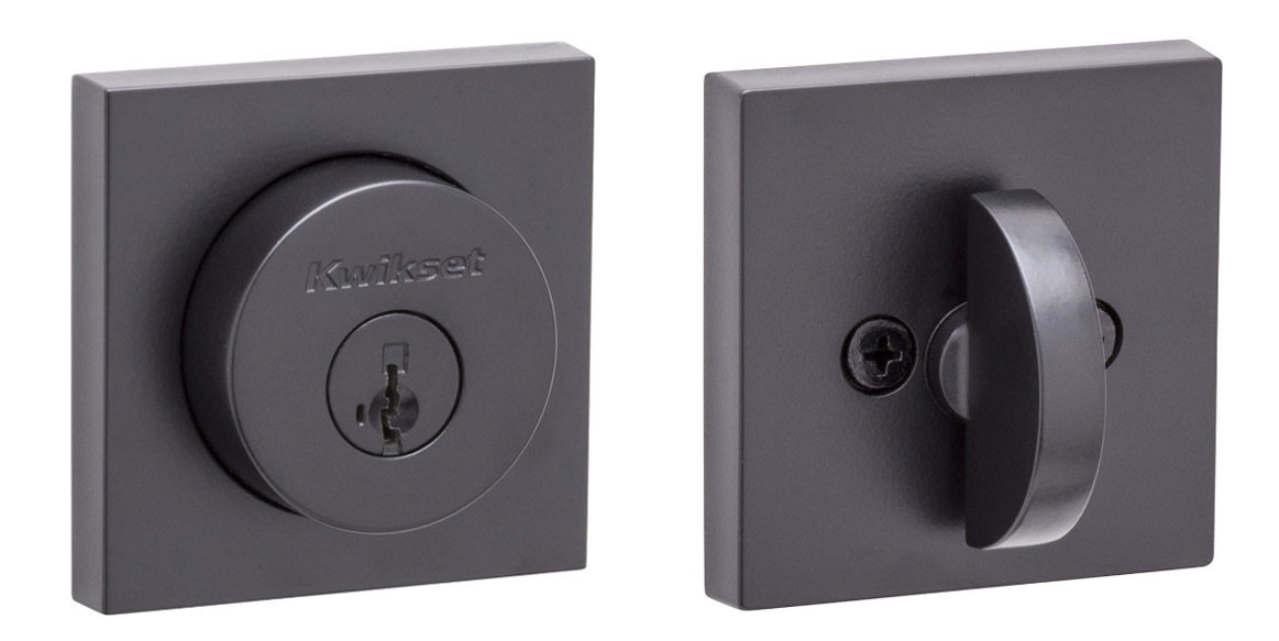Kwikset / 158 Square Deadbolt / Single Cylinder - SmartKey (Square