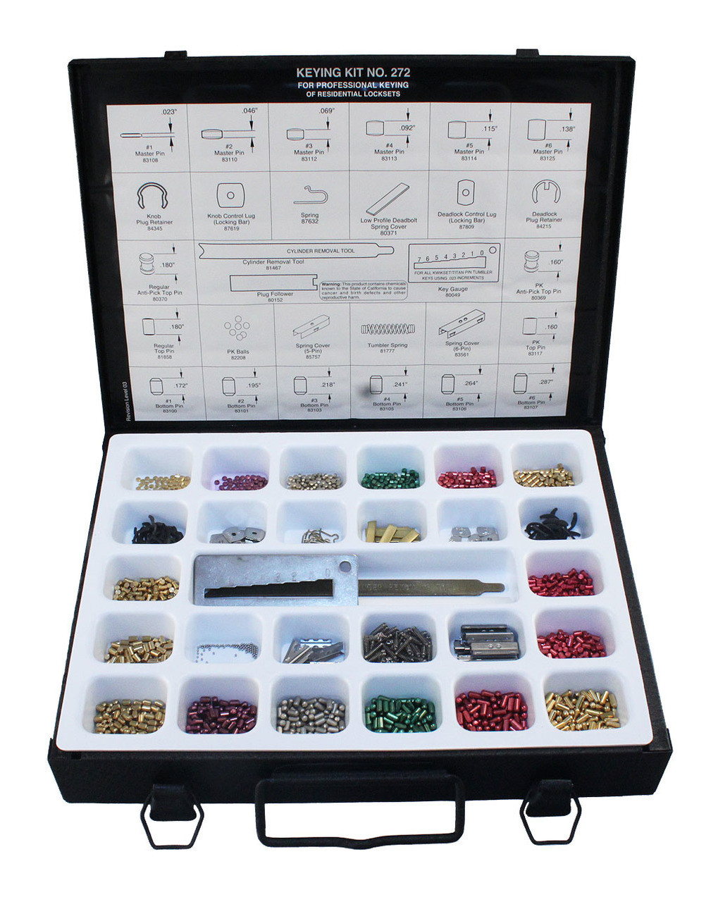 Kwikset Keying Kit Pin Kit - Large / 272 | 24-Hour Shipping