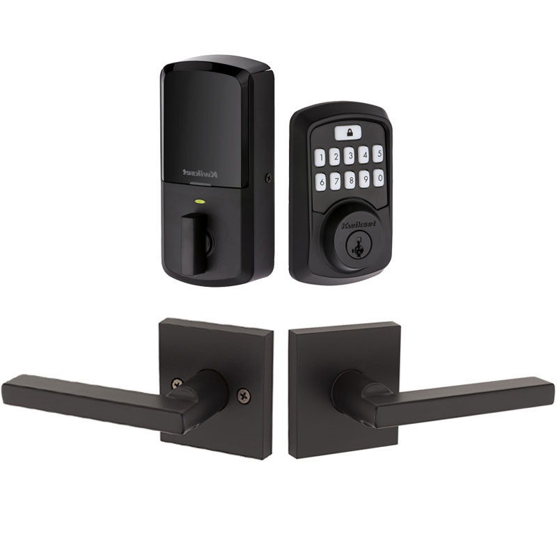 Kwikset / Halifax SQT Passage Lever + 942 Electronic Deadbolt