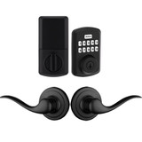Kwikset / Tustin Passage Lever + 250 TRS Electronic Deadbolt SMT