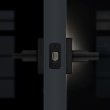 Kwikset / Halifax SQT LED Lever / Privacy / Matte Black / 730HFLSQT LED 514